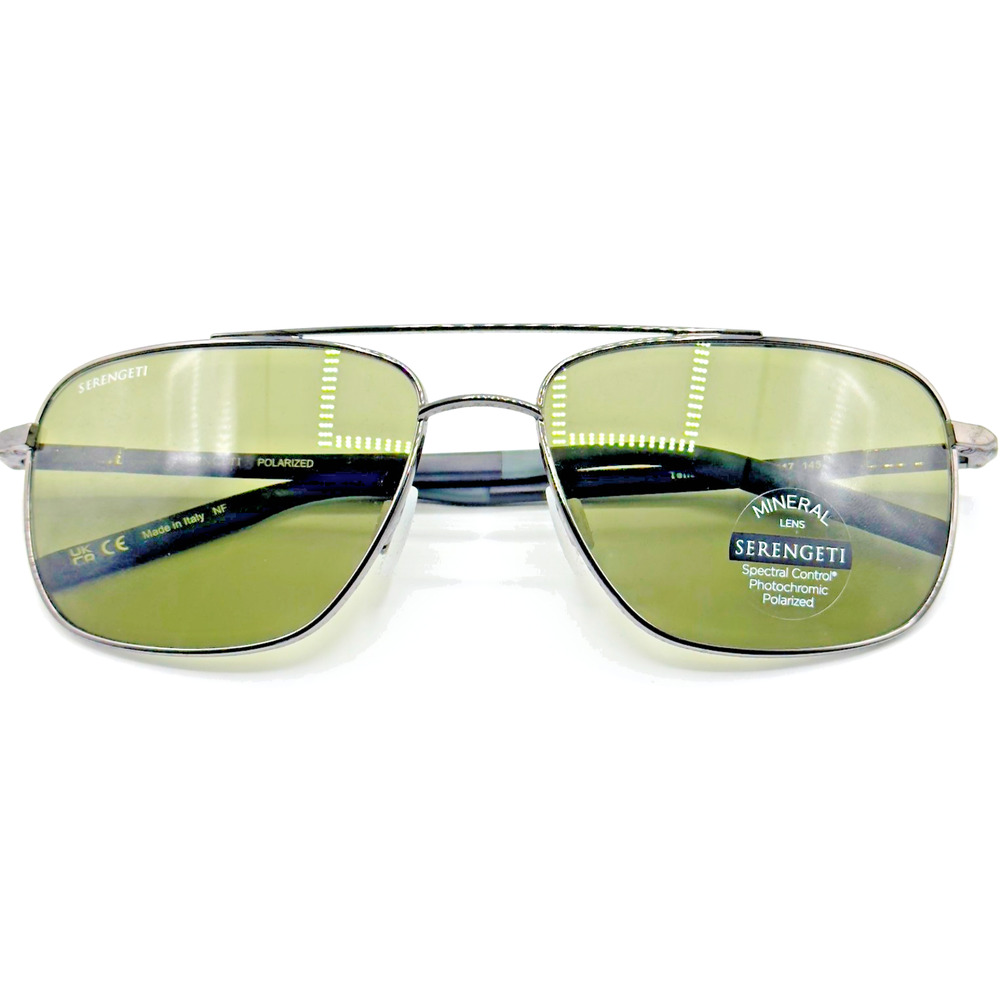 Serengeti Sunglasses Tellaro 8820 Gunmetal Frame Mineral Polarized Photochromic